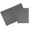 JAM Paper Gray 2-Pocket Textured Linen Business Folders, 25ct.